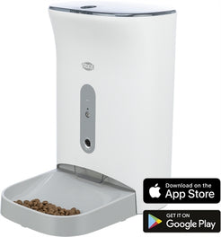 Trixie Voederautomaat Smart 2.0 Wit / Grijs 4,5 Ltr 24X19X38 Cm