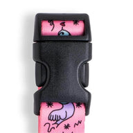 Morso Halsband Hond Gerecycled Sweet Tweet Roze 30-42X1,5 Cm