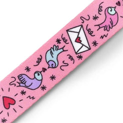 Morso Hondenriem Gerecycled Sweet Tweet Roze 120X1,5 Cm Tot 6 Kg