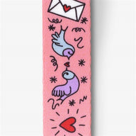 Morso Mini Hondentuig Verstelbaar Gerecycled Sweet Tweet Roze 24-32X1,5 Cm