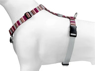 Morso Hondentuig H-Tuig Gerecycled Skyline Rood / Roze 40-55X1,5 Cm