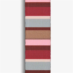 Morso Mini Hondentuig Verstelbaar Gerecycled Skyline Rood / Roze 24-32X1,5 Cm