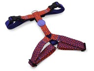Morso Hondentuig H-Tuig Gerecycled Urban Lizard Rood 40-55X1,5 Cm