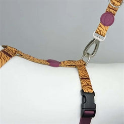 Morso Hondentuig H-Tuig Gerecycled Jungle Drum Oranje 40-55X1,5 Cm