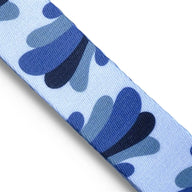 Morso Halsband Hond Gerecycled Splash Blauw 30-42X1,5 Cm