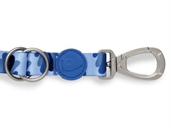 Morso Hondenriem Verstelbaar Gerecycled Splash Blauw 75-230X1,5 Cm 1-4 Kg