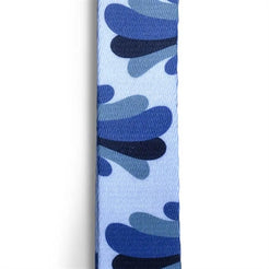Morso Hondentuig H-Tuig Gerecycled Splash Blauw 40-55X1,5 Cm