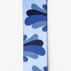 Morso Mini Hondentuig Verstelbaar Gerecycled Splash Blauw 24-32X1,5 Cm