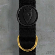 Morso Halsband Hond Gerecycled Gold Caviar Goud 30-42X1,5 Cm