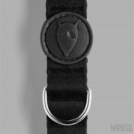 Morso Halsband Hond Gerecycled Pureness Zwart 30-42X1,5 Cm