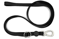 Morso Hondenriem Verstelbaar Gerecycled Pureness Zwart 75-230X1,5 Cm 4-20 Kg