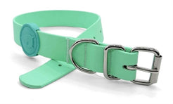 Morso Halsband Hond Waterproof Gerecycled Carribean Green Groen 23-31X1,5 Cm