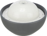 Trixie Vital Dome Drinkfontein Keramiek Grijs / Wit 1,5 Ltr 20X10X20 Cm