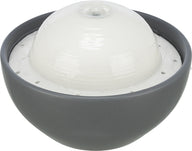 Trixie Vital Dome Drinkfontein Keramiek Grijs / Wit 1,5 Ltr 20X10X20 Cm