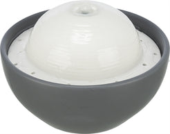 Trixie Vital Dome Drinkfontein Keramiek Grijs / Wit 1,5 Ltr 20X10X20 Cm