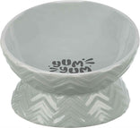 Trixie Verhoogde Voerbak / Waterbak Keramiek Grijs 350 Ml 17 Cm