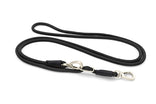 Morso Hondenriem Hands Free Soft Rope Gerecycled Zwart 260X1 Cm