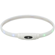 Trixie Lichtgevende Halsband Hond Usb Siliconen Oplaadbaar Meerkleurig 70X1 Cm