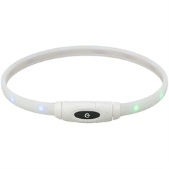 Trixie Lichtgevende Halsband Hond Usb Siliconen Oplaadbaar Meerkleurig 70X1 Cm