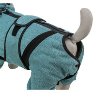 Trixie Badjas / Huisoverall Badstof Petrol 38 Cm