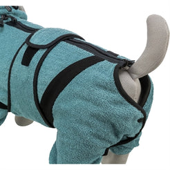 Trixie Badjas / Huisoverall Badstof Petrol 38 Cm
