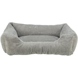 Trixie Hondenmand Vital Jonna Ribfluweel Grijs 80X60 Cm