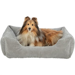 Trixie Hondenmand Vital Jonna Ribfluweel Grijs 80X60 Cm
