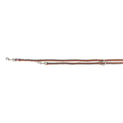 Trixie Hondenriem Cavo Verstelbaar Roest / Grafiet Grijs 200X1,2 Cm