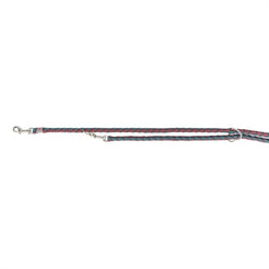 Trixie Hondenriem Cavo Verstelbaar Sangria / Petrol 200X1,8 Cm