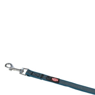 Trixie Hondenriem Sleeplijn Met Rubber Anti Slip Petrol Blauw S/M 5 Mtr X 1,5 Cm
