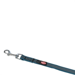 Trixie Hondenriem Sleeplijn Met Rubber Anti Slip Petrol Blauw S/M 5 Mtr X 1,5 Cm