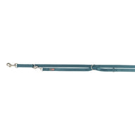 Trixie Hondenriem Premium Verstelbaar Petrol Blauw 200X1 Cm