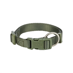 Trixie Halsband Hond Premium Olijfgroen 15-25X1 Cm