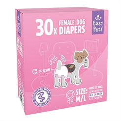 Easypets Hondenluiers Teef S/M 30 St