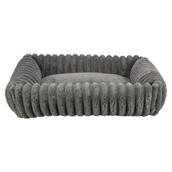 Trixie Hondenmand Lonni Ribfluweel Hoekig Grijs 100X70 Cm