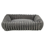 Trixie Hondenmand Lonni Ribfluweel Hoekig Grijs 100X70 Cm