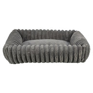 Trixie Hondenmand Lonni Ribfluweel Hoekig Grijs 100X70 Cm