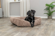 Trixie Hondenmand Lonni Ribfluweel Hoekig Lichtbruin 80X60 Cm