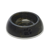 Savic Voerbak Delice 2 Marble Zwart / Goud 20,5X20,5X6,5 Cm 600 Ml