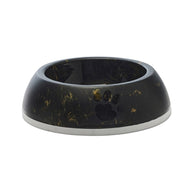 Savic Voerbak Delice 3 Marble Zwart / Goud 26X26X8 Cm 1,2 Ltr