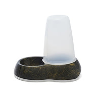 Savic Voerdispencer Loop Marble Zwart / Goud 26X17,5X23 Cm 1,5 Ltr