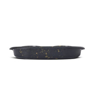 Savic Butler Voerbak En Drinkbak Met Plateau Marble Zwart / Goud 45X36X8 Cm 2X300 Ml