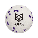 Fofos Super Stuiter Bal Wit / Paars 7X7X7 Cm