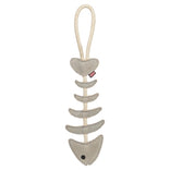Trixie Visgraat Leer Met Touw 43 Cm