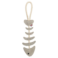 Trixie Visgraat Leer Met Touw 43 Cm