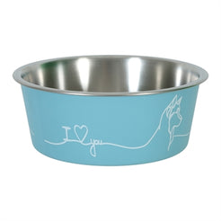 Zolux Love Voerbak Hond Blauw 12,5 Cm 400 Ml