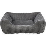 Trixie Hondenmand Jonna Vital Ribstof Donkergrijs 80X60 Cm