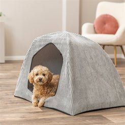 Trixie Hondenmand Tent Jonna Vital Ribstof Lichtgrijs 75X55X55 Cm