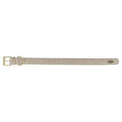 Trixie Halsband Hond Pure Leer Lichtgrijs Xs-S 27-34X2,5 Cm