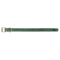 Trixie Halsband Hond Pure Leer Saliegroen Xs-S 27-34X2,5 Cm